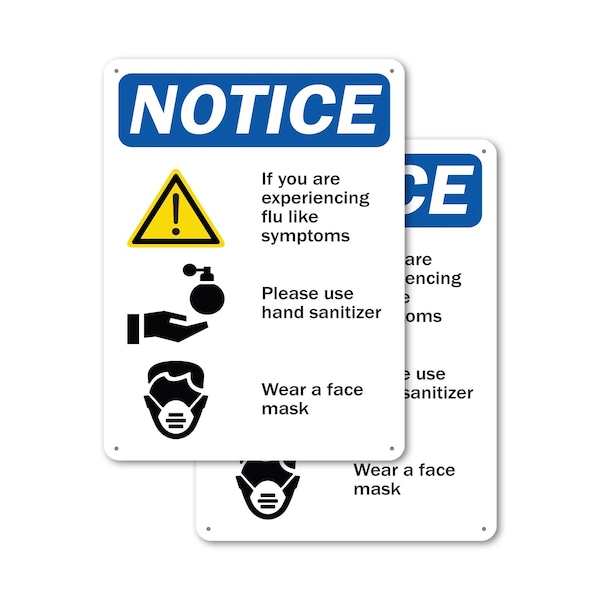 Signmission Safety Culture Sign, 10 in Width, Plastic, Rectangle OS-2PACK-NS-P-1014-25575 - main
